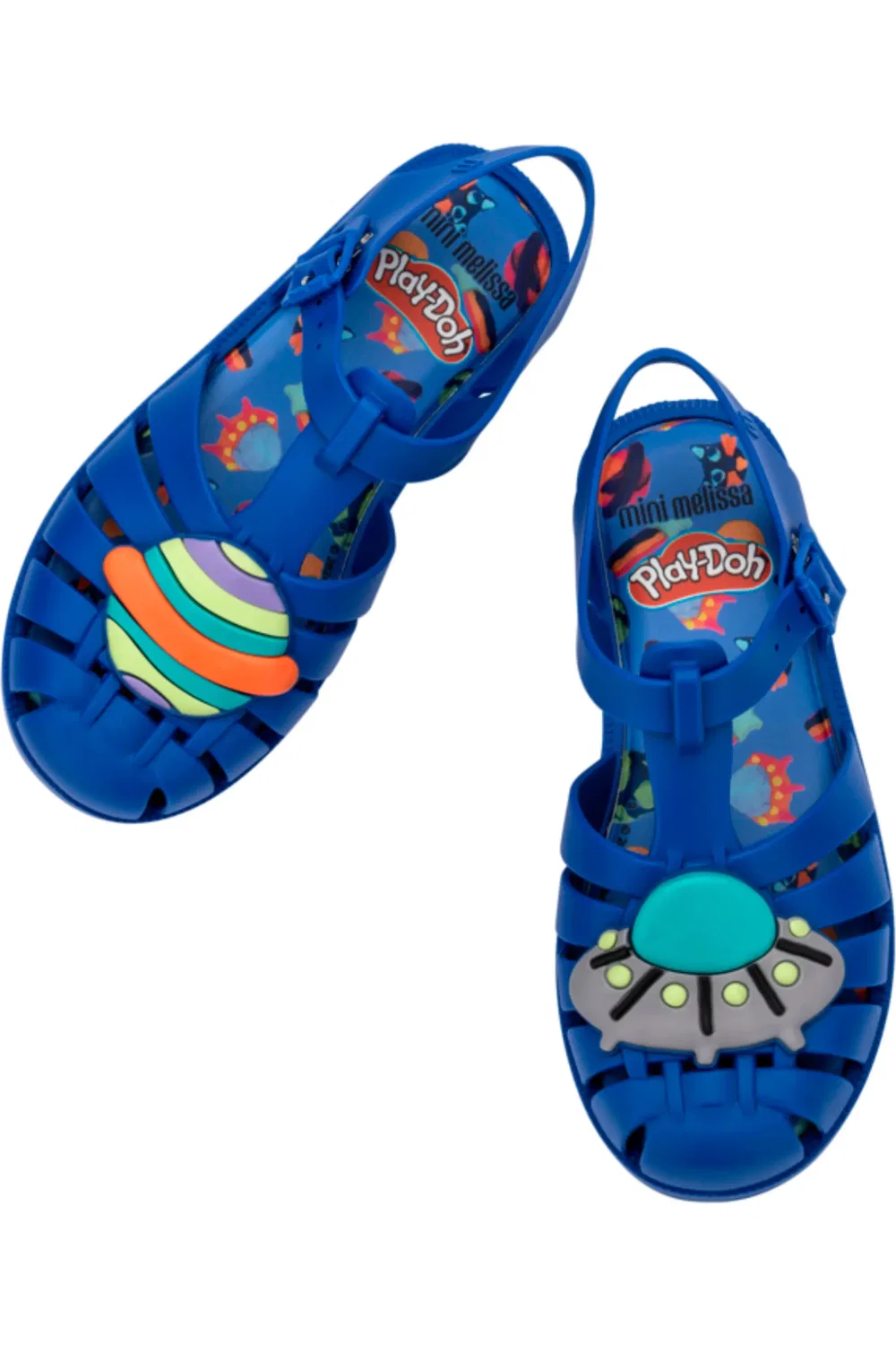 Детские сандалии-рыбачка водонепроницаемые Possession Play Mini Melissa, Blue Matte — фото 3