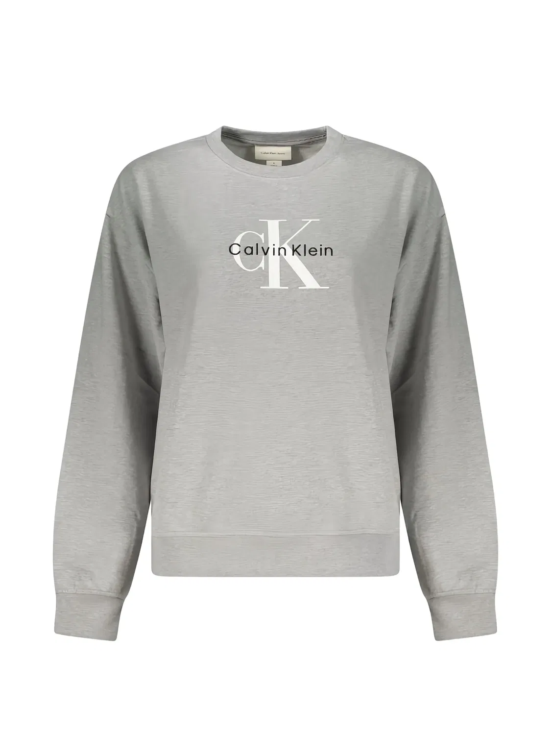 Calvin Klein Джемпер с логотипом, серый