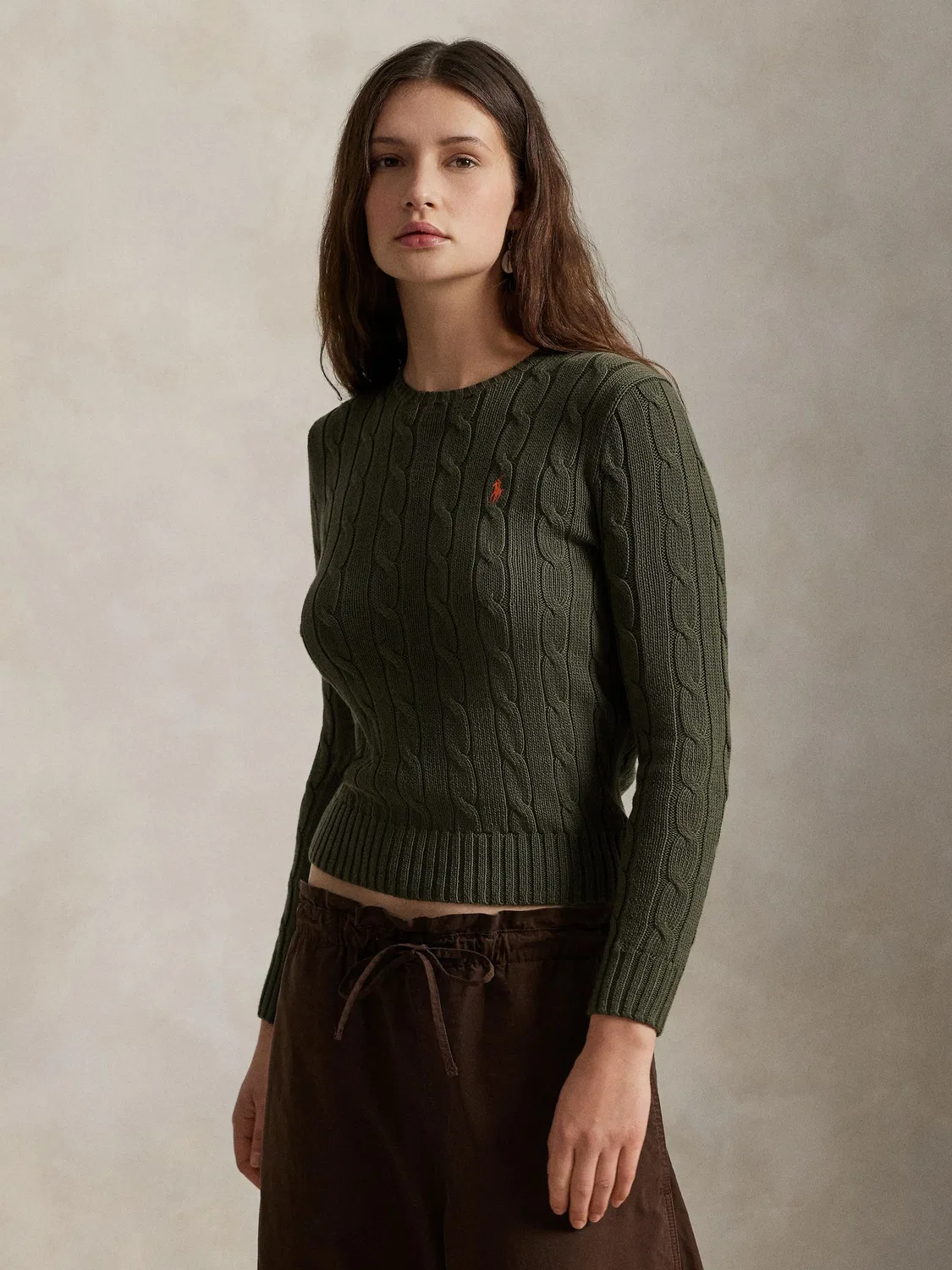 Джемпер Polo Ralph Lauren Julianna, зеленый