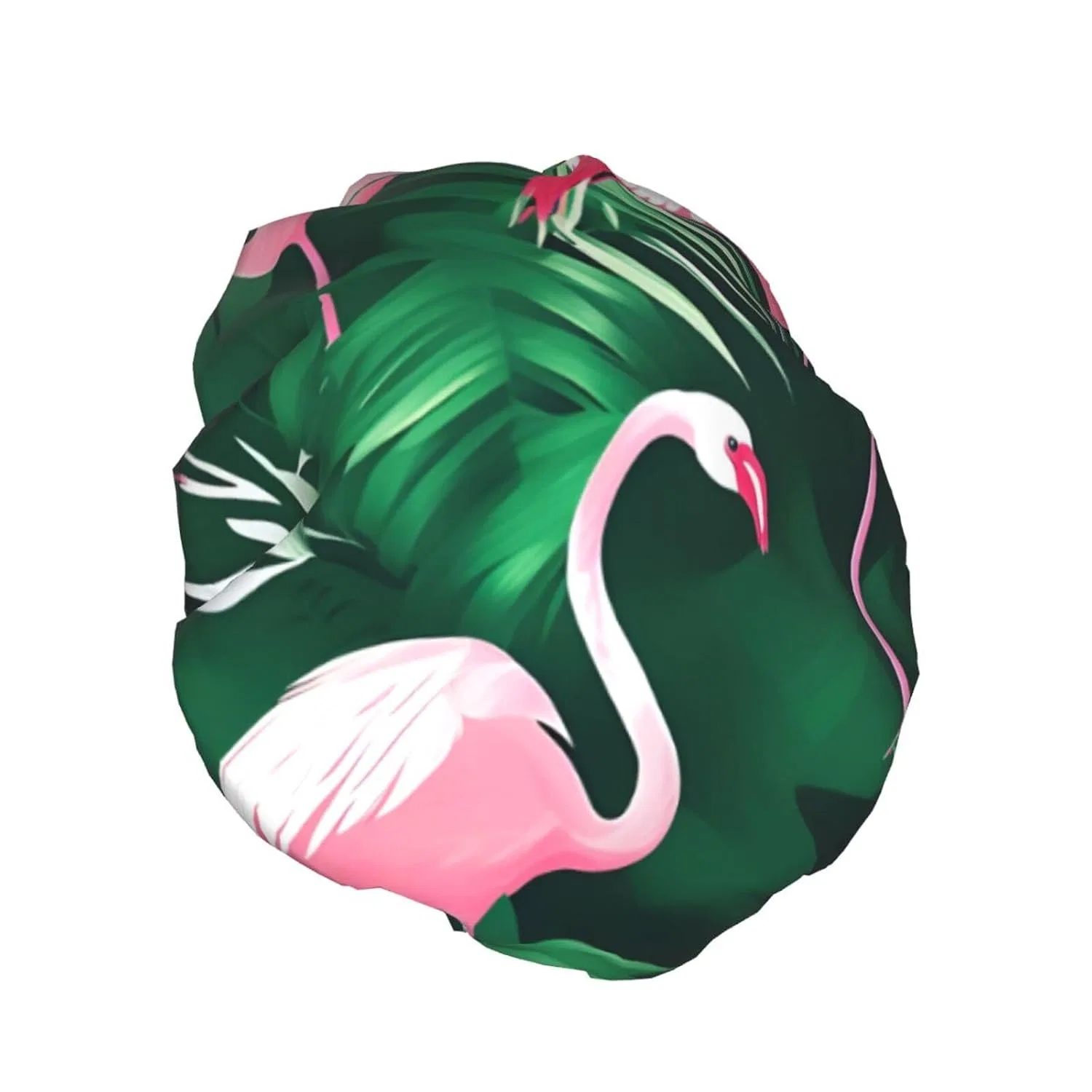 Многоразовая двойная водонепроницаемая шапочка для душа Flamingo, JKXUN, Schwarz — фото 2