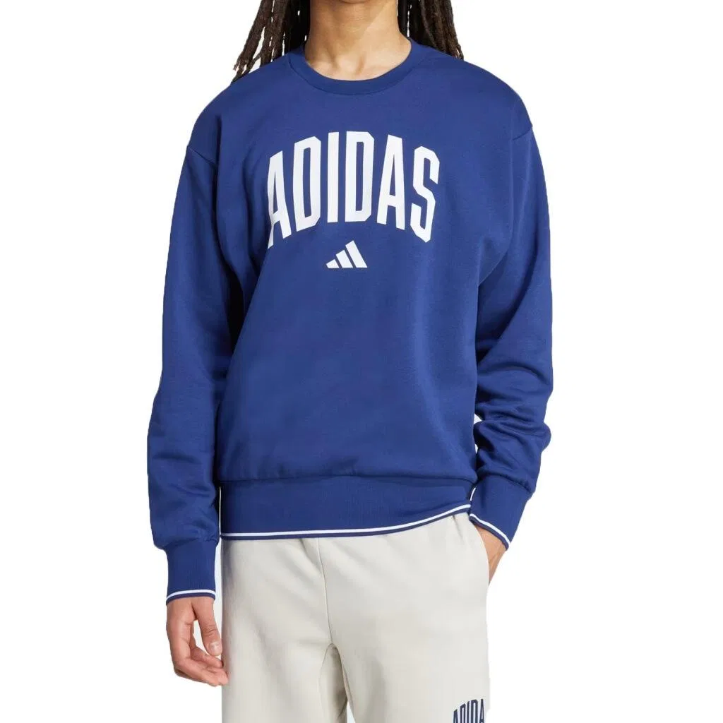 Мужской свитшот с круглым вырезом Adidas, Цвет Navyblau