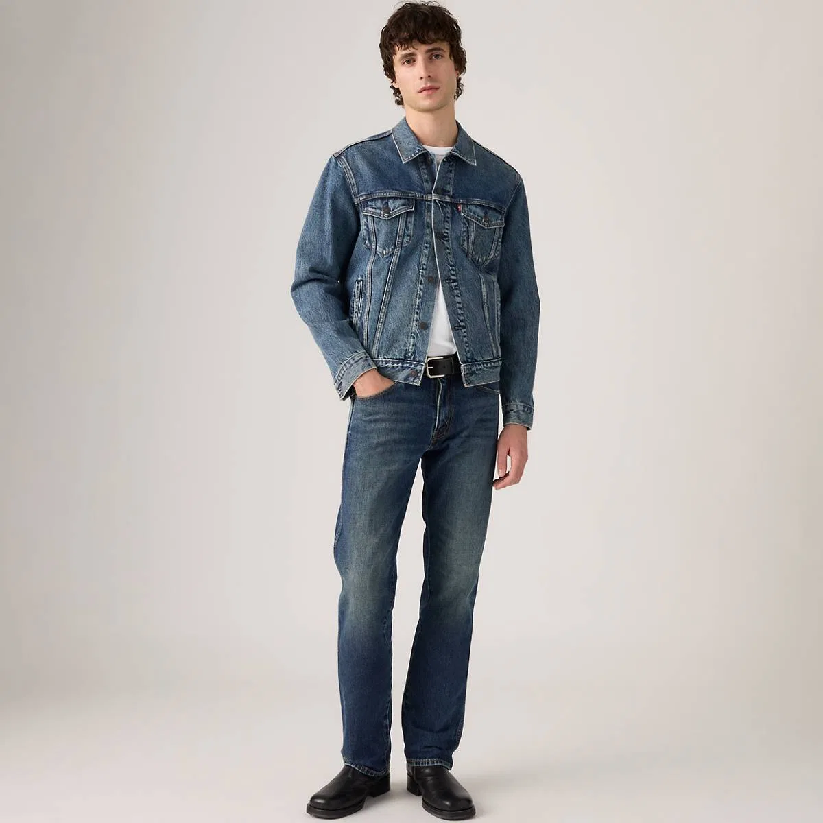 Мужские джинсы 557 Western Straight Levi's, Howdy Partner - Dark Wash