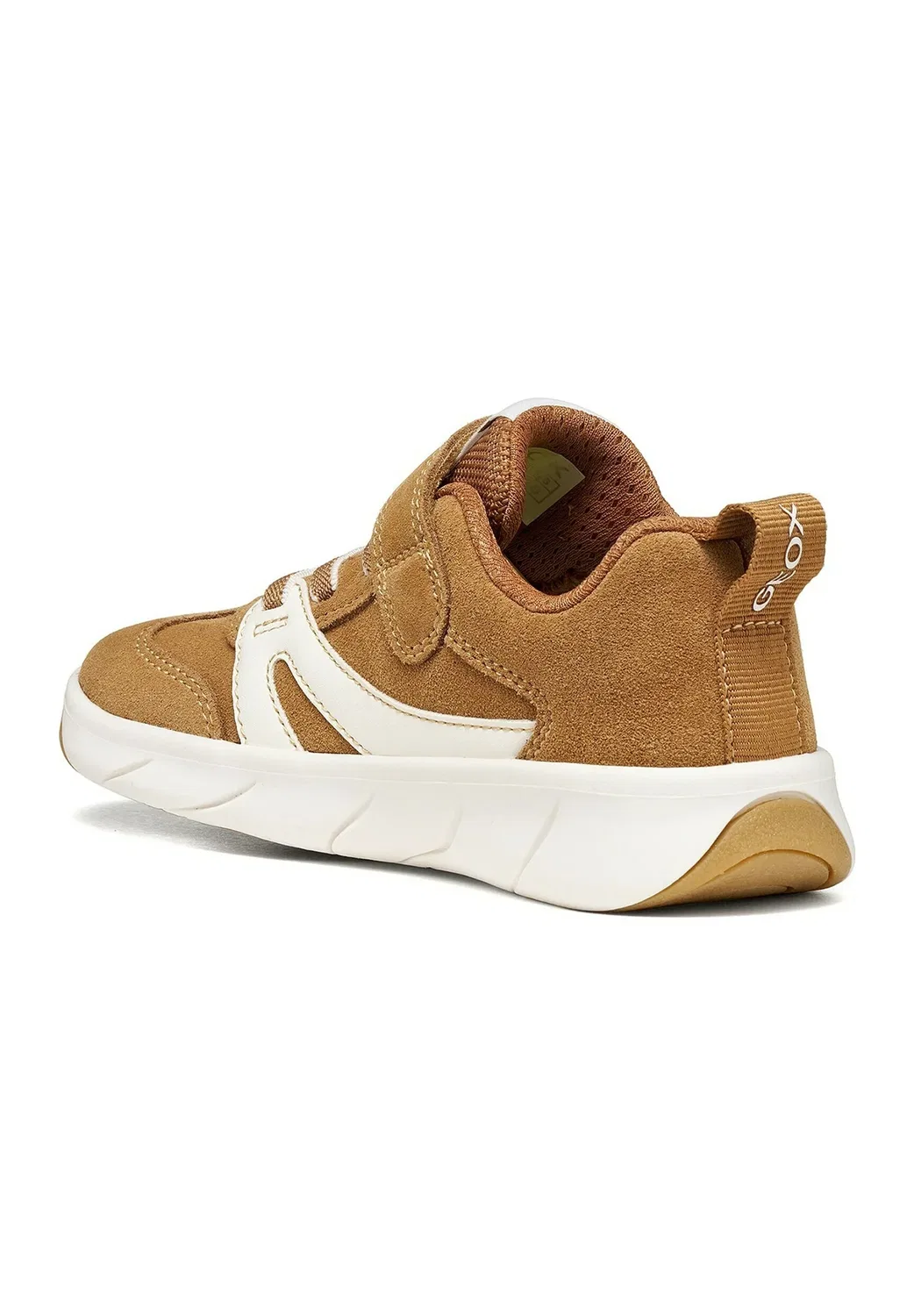Детские кроссовки J foot run boy Geox, Caramel White — фото 4