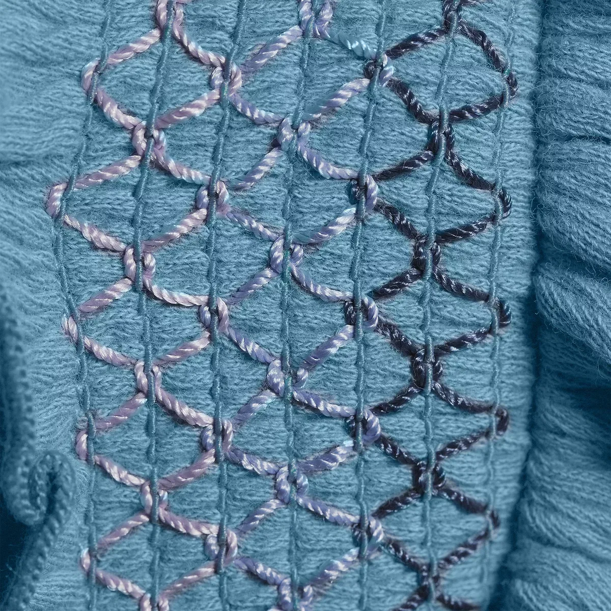 Детский топ-майка с квадратным вырезом Flutter Sleeve Lands' End, Muted Blue — фото 4