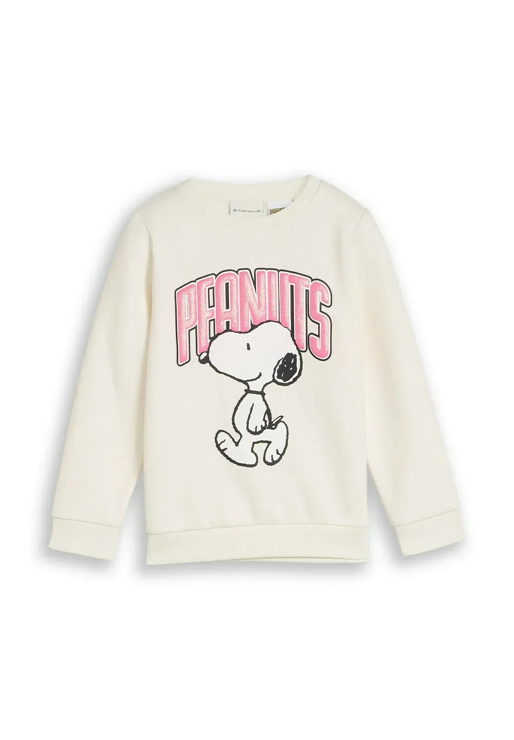 Толстовка Strick & sweatshirts с принтом Снупи - толстовка Tom Tailor, Gardenia White
