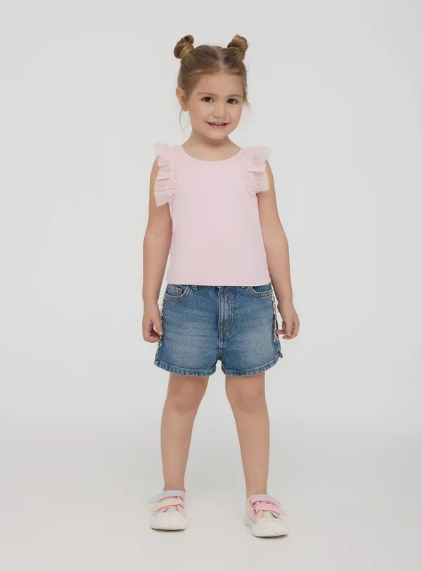 Шорты джинсовые Denim shorts Terranova Denim Medio, синий