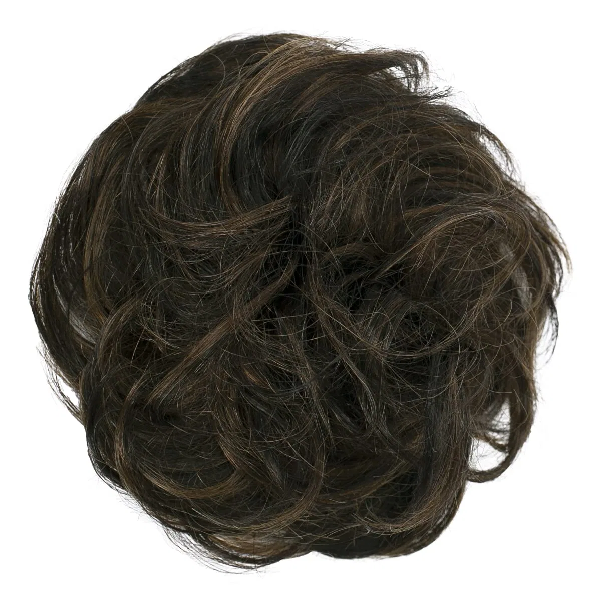 Шиньон из 100% натуральных волос «Scrunchy Bun» от PRETTYSHOP Caisha, Dark Brown Mix #1Bh4 H312I — фото 4