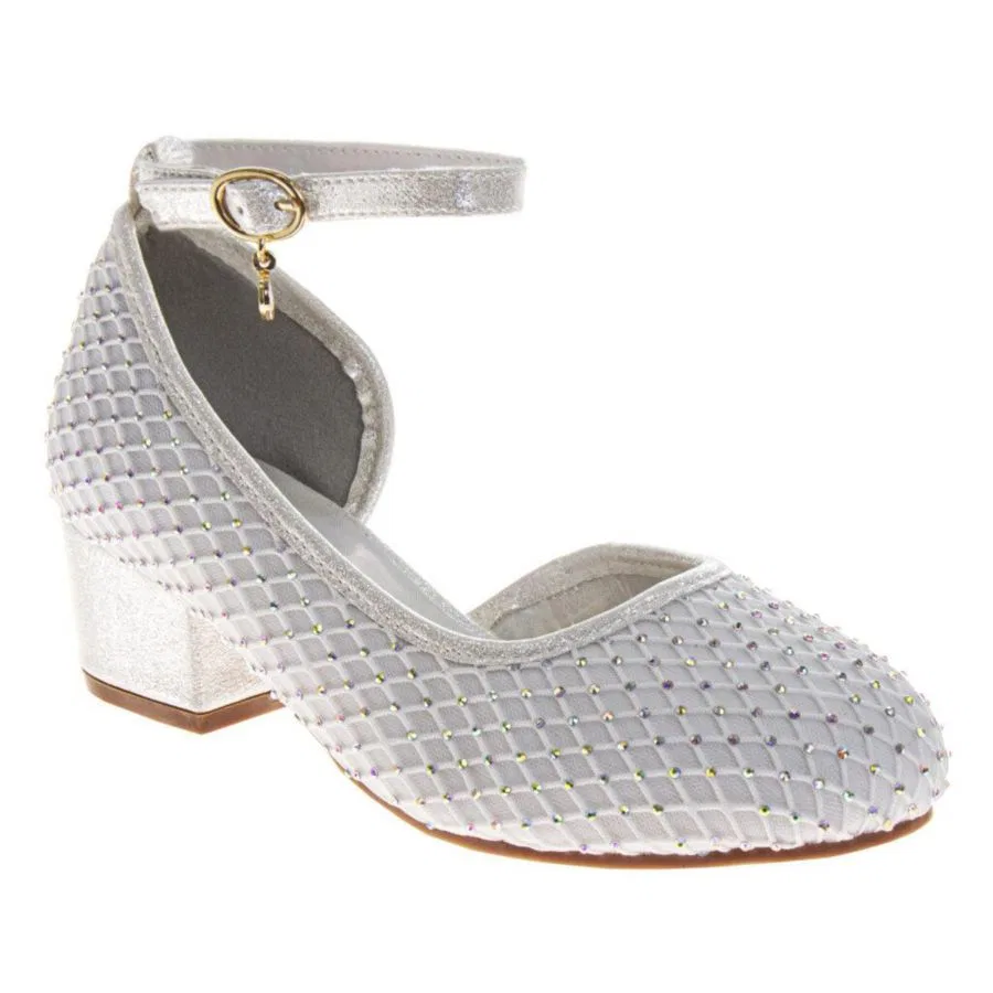 Сандалии для девочек Sparkle Shoes Badgley Mischka, White
