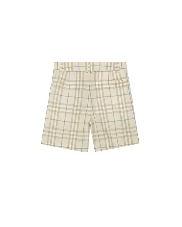 Детские шорты для мальчиков хлопковые Burberry, Sesame Beige — фото 2