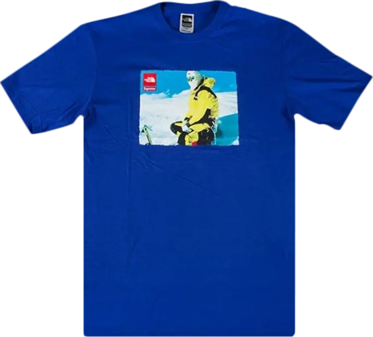 

Футболка Supreme x The North Face Photo T-Shirt 'Royal Blue', синий