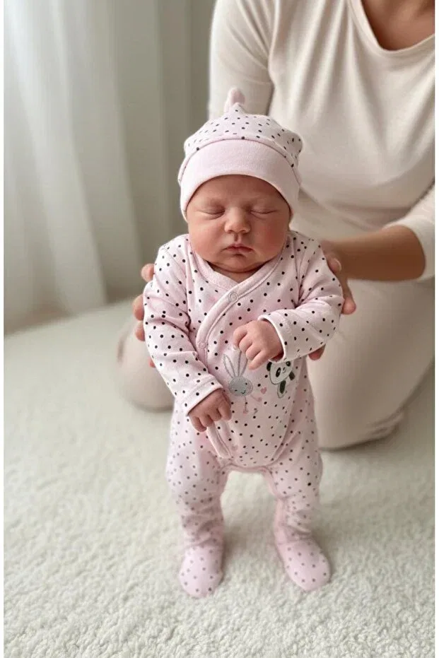 Детский комплект для новорожденных с принтом Koala Gümüş Baby, Pink