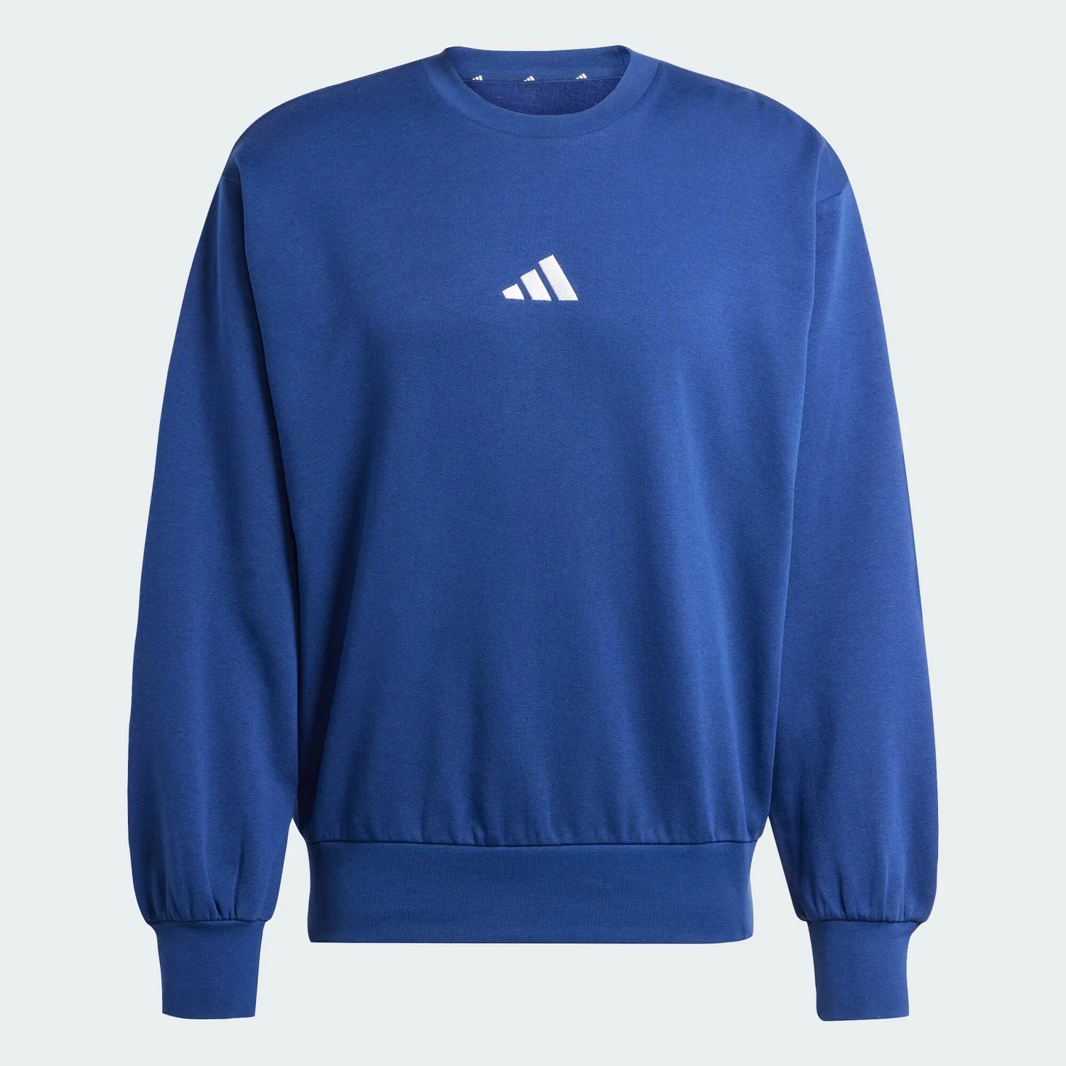 Мужской свитшот с круглым вырезом Essentials Feelcozy Adidas, Dunkelblau Weiss — фото 2
