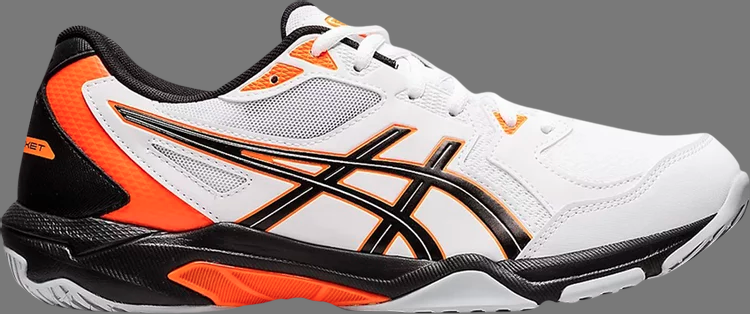 Кроссовки gel rocket 10 'white shocking orange' Asics, белый - фото