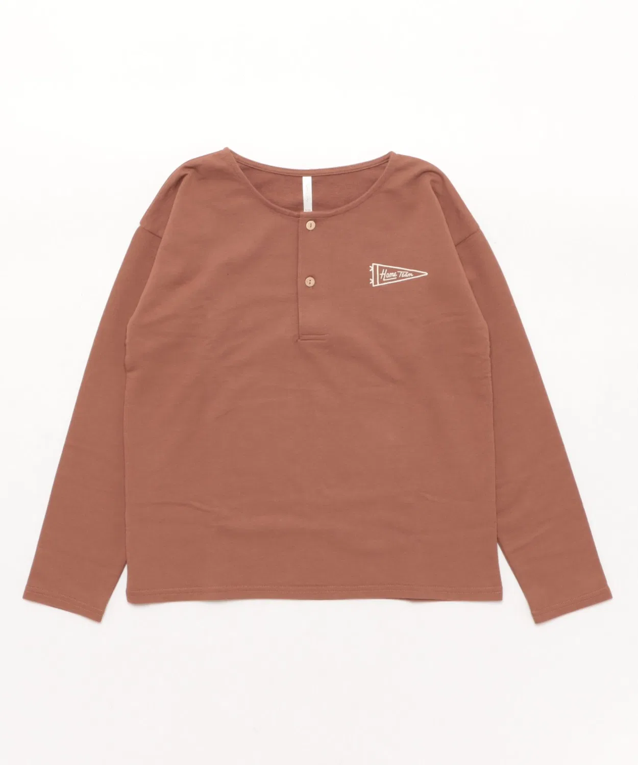 Mag. Детский свитшот с длинным рукавомRylee+Cru, Cedar Brown