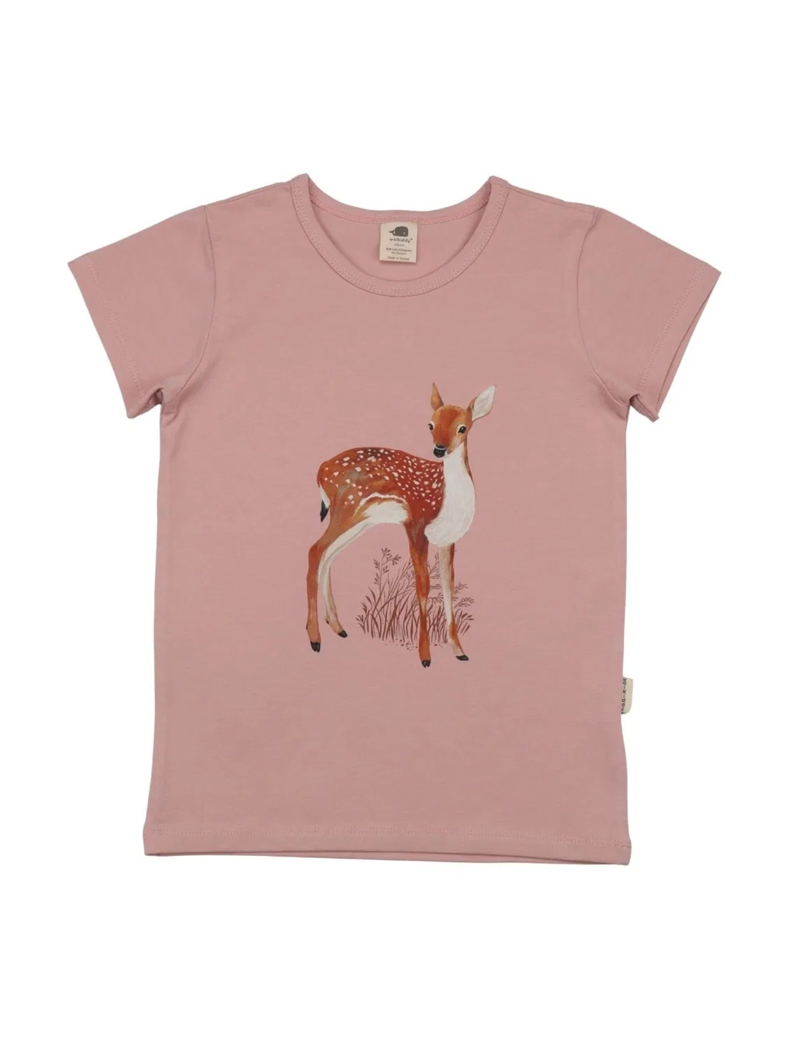 Футболка Walkiddy Little Fawns T-Shirt розового цвета