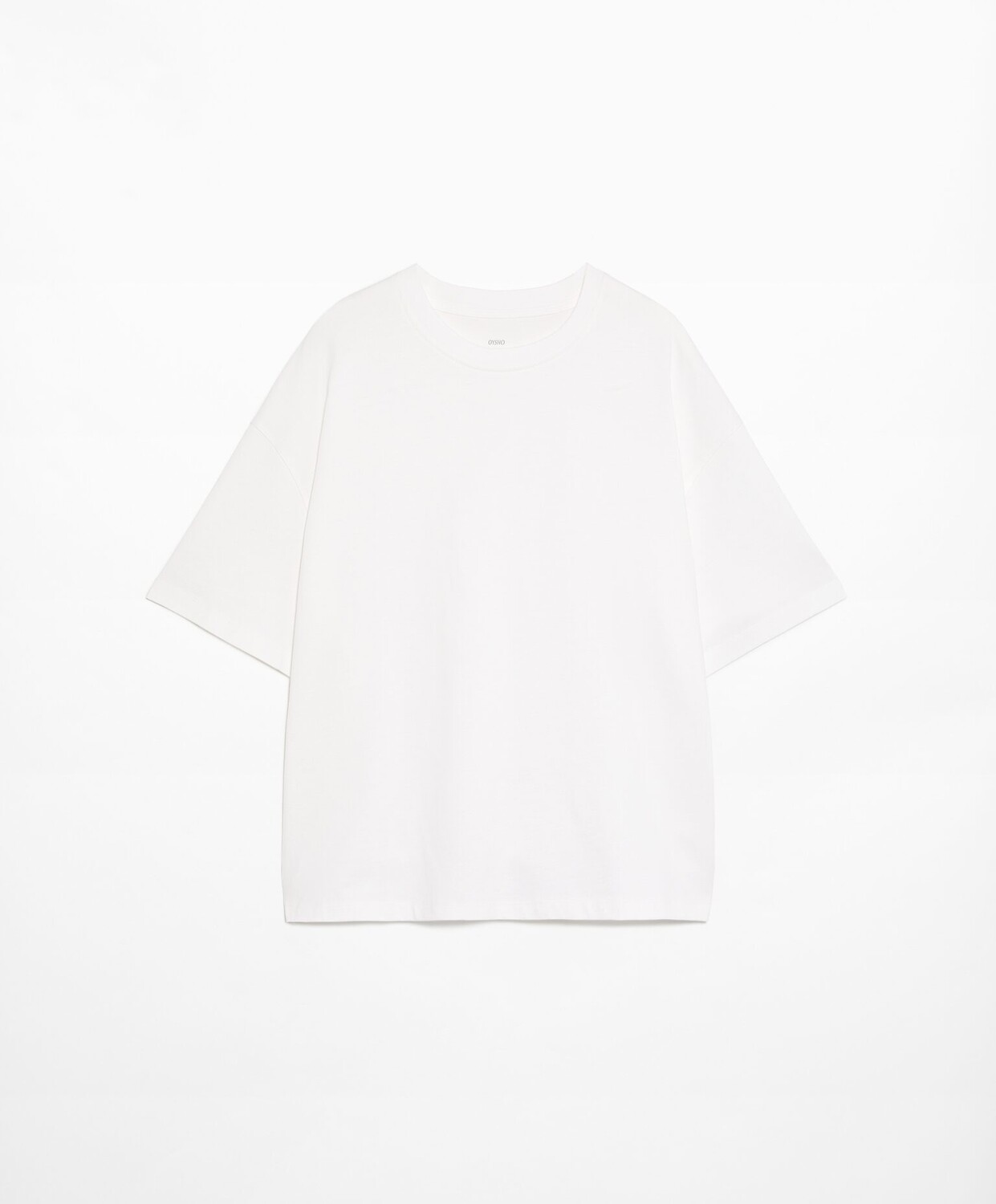 

Футболка Oysho Short Sleeved, белый