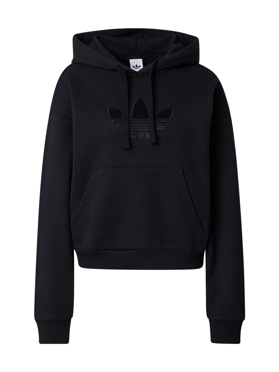 Толстовка ADIDAS ORIGINALS 'TREFOIL' черного цвета