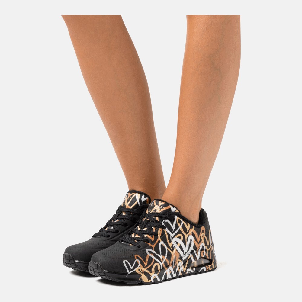 Кроссовки Skechers Sport Uno, black/multi-coloured metallic