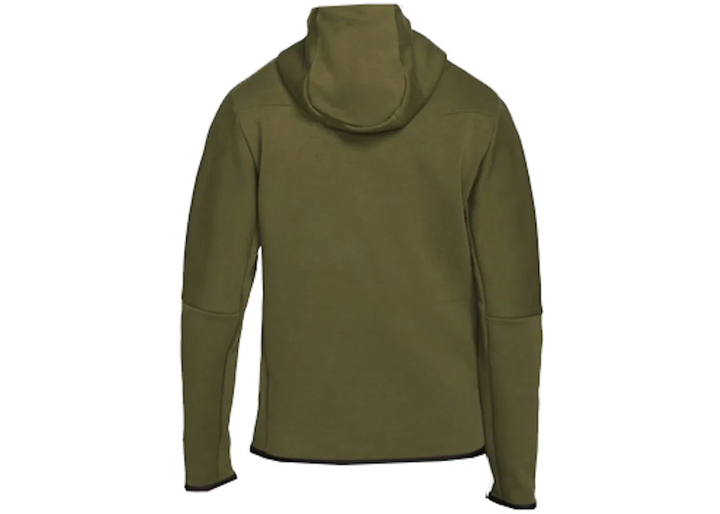 Мужская худи Nike Sportswear Tech Fleece Pullover Hoodie, Olive/Black — фото 2