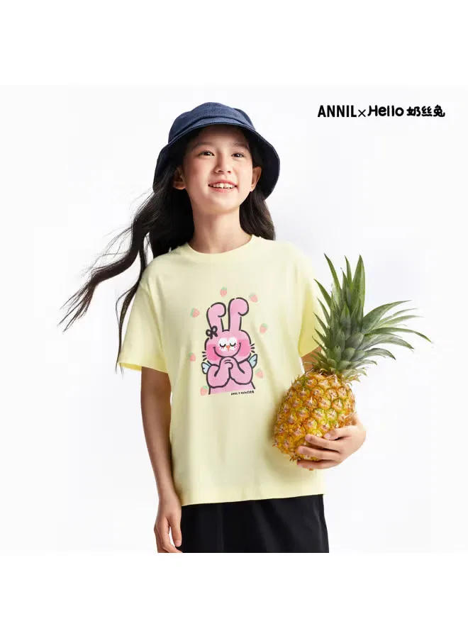 Футболка с принтом Hello Kitty Annil, золотисто-желтый — фото 2