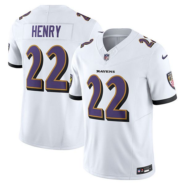 

Мужская футболка Derrick Henry Baltimore Ravens Vapor FUSE Limited белая Nike