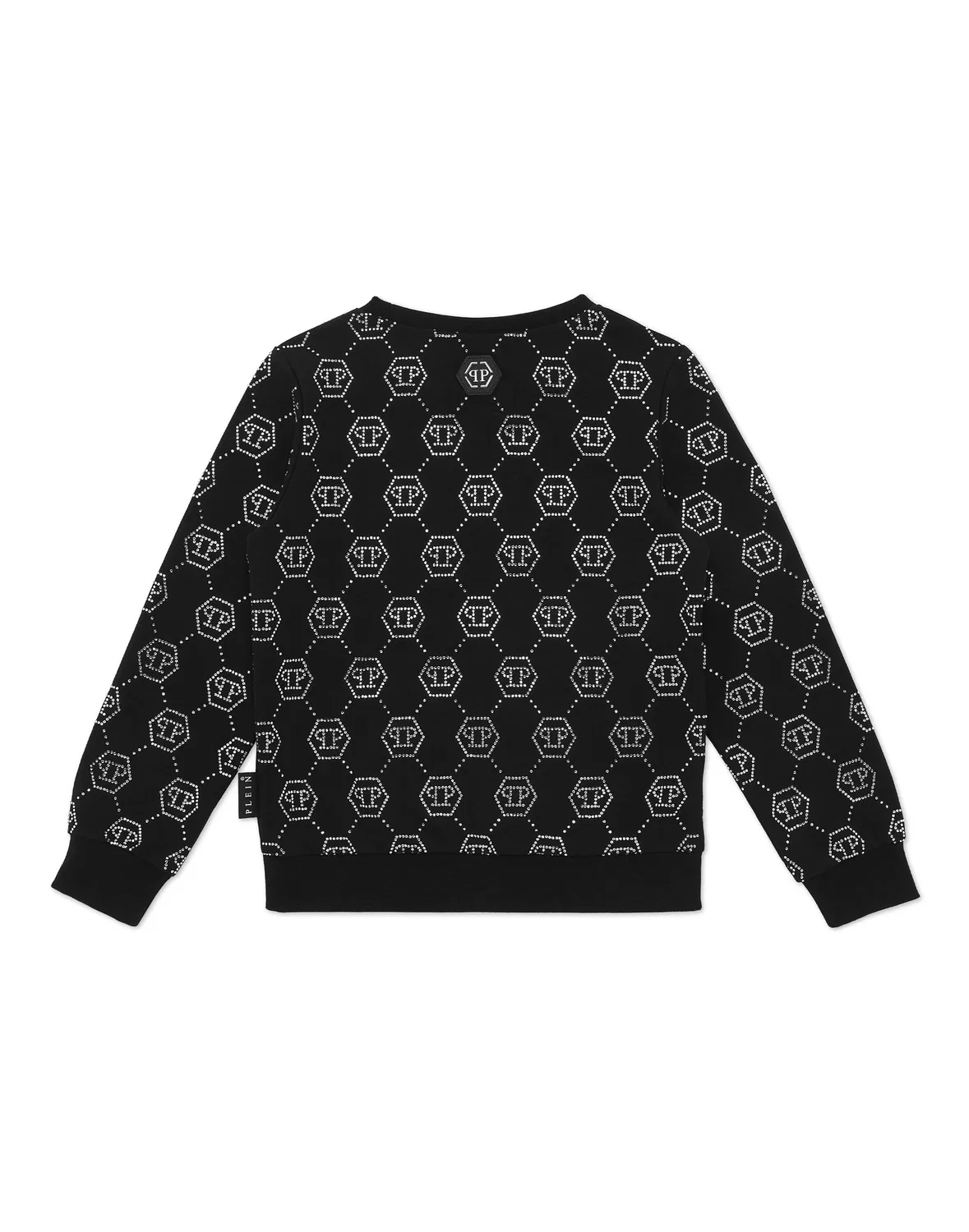 Детский свитшот с длинным рукавом с принтом черепа Monogram PHILIPP PLEIN, серый — фото 2