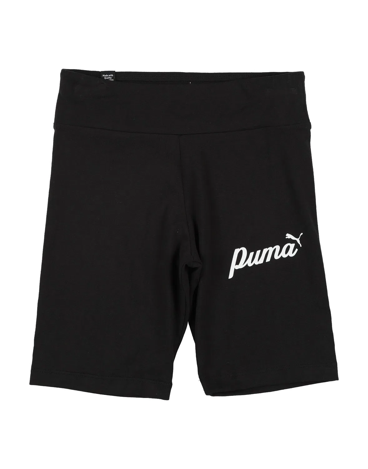 Детские шорты для девочек с логотипом Puma, черный