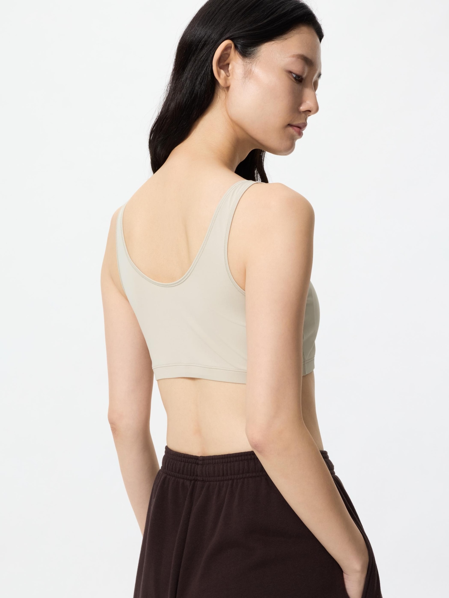 Бюстгальтер Uniqlo AIRism, 30 бежевый — фото 3