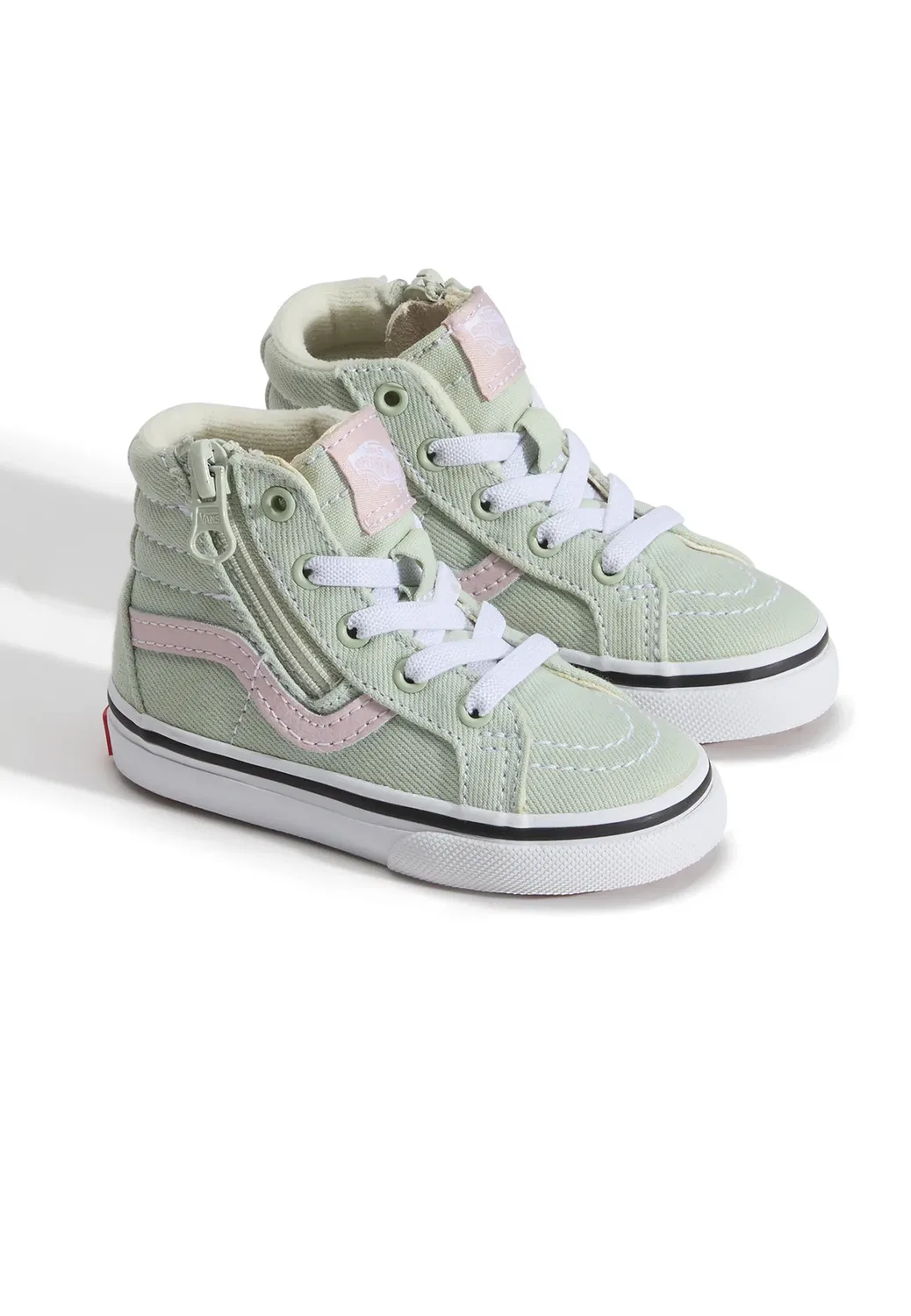 Sk8-Hi reissue боковая молния унисекс - высокие кроссовки Vans, Dusty Mint Pink — фото 2