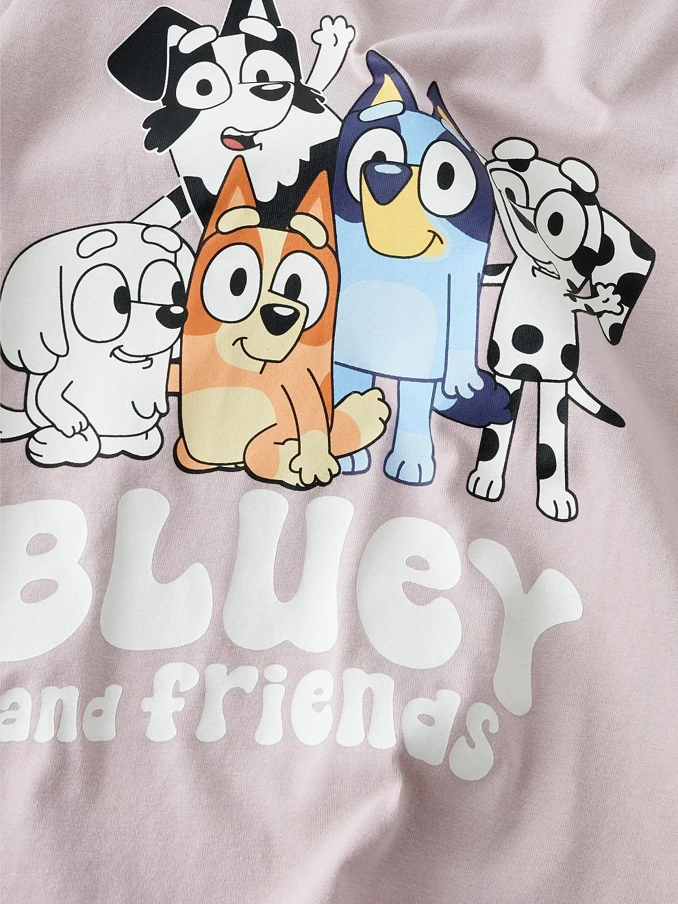 Пижама с принтом Bluey Name It, розовый — фото 3