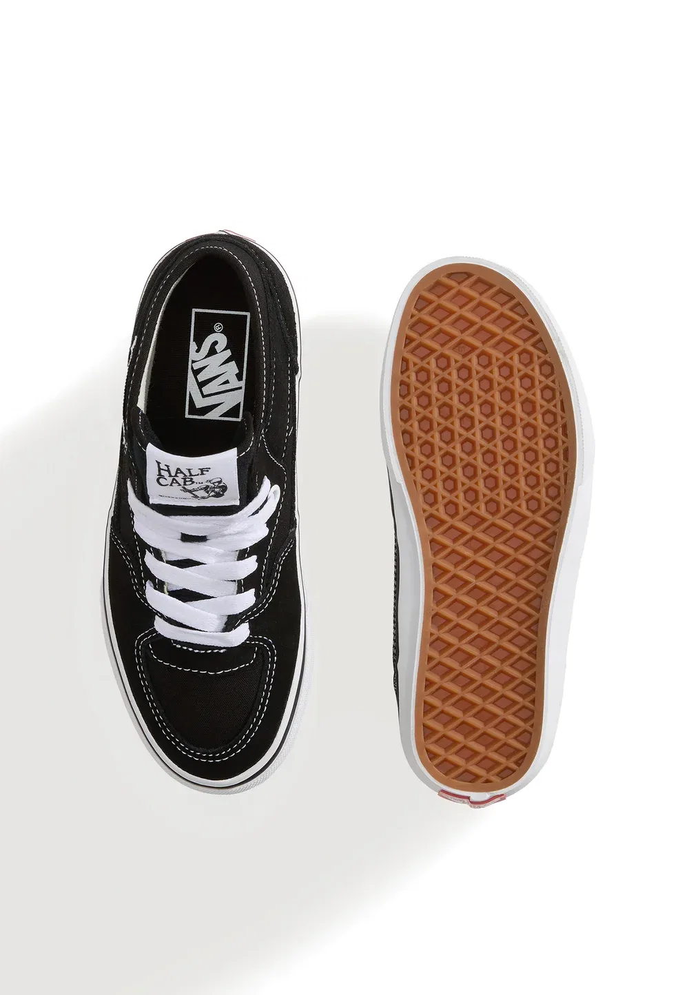 Полусапожные деконизированные унисекс скейтерские кроссовки Vans, Black — фото 3
