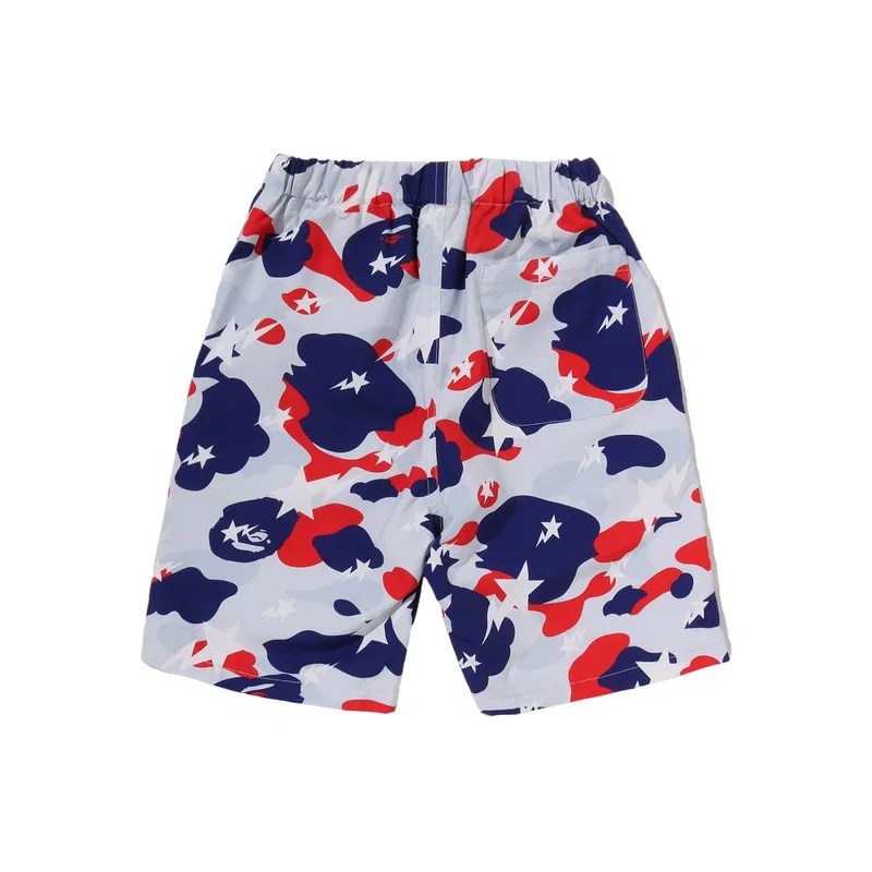 Детские шорты A BATHING APE, White Whx — фото 3