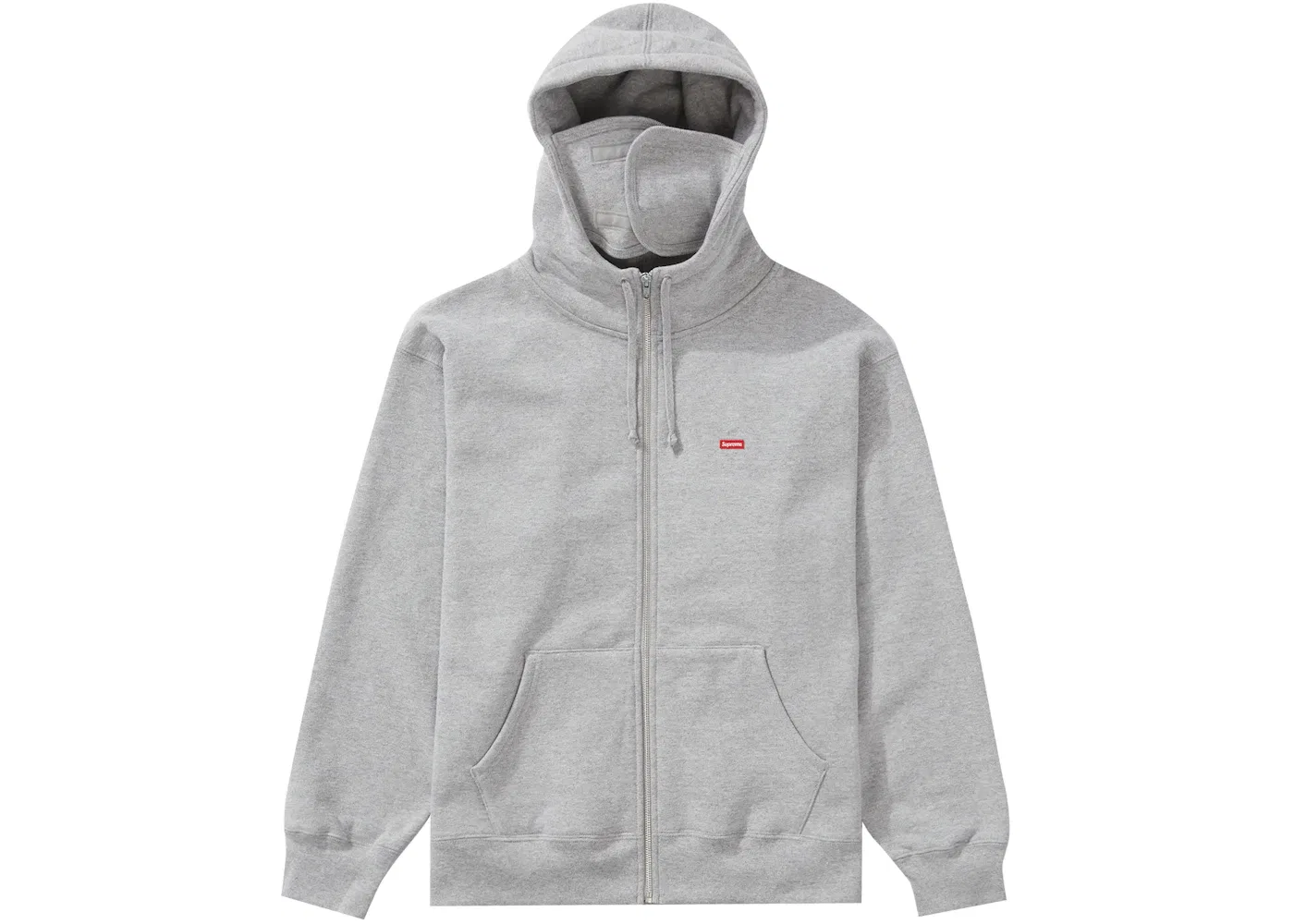 Мужская худи с принтом Supreme Sweatshirt (FW21), Heather Grey — фото 2