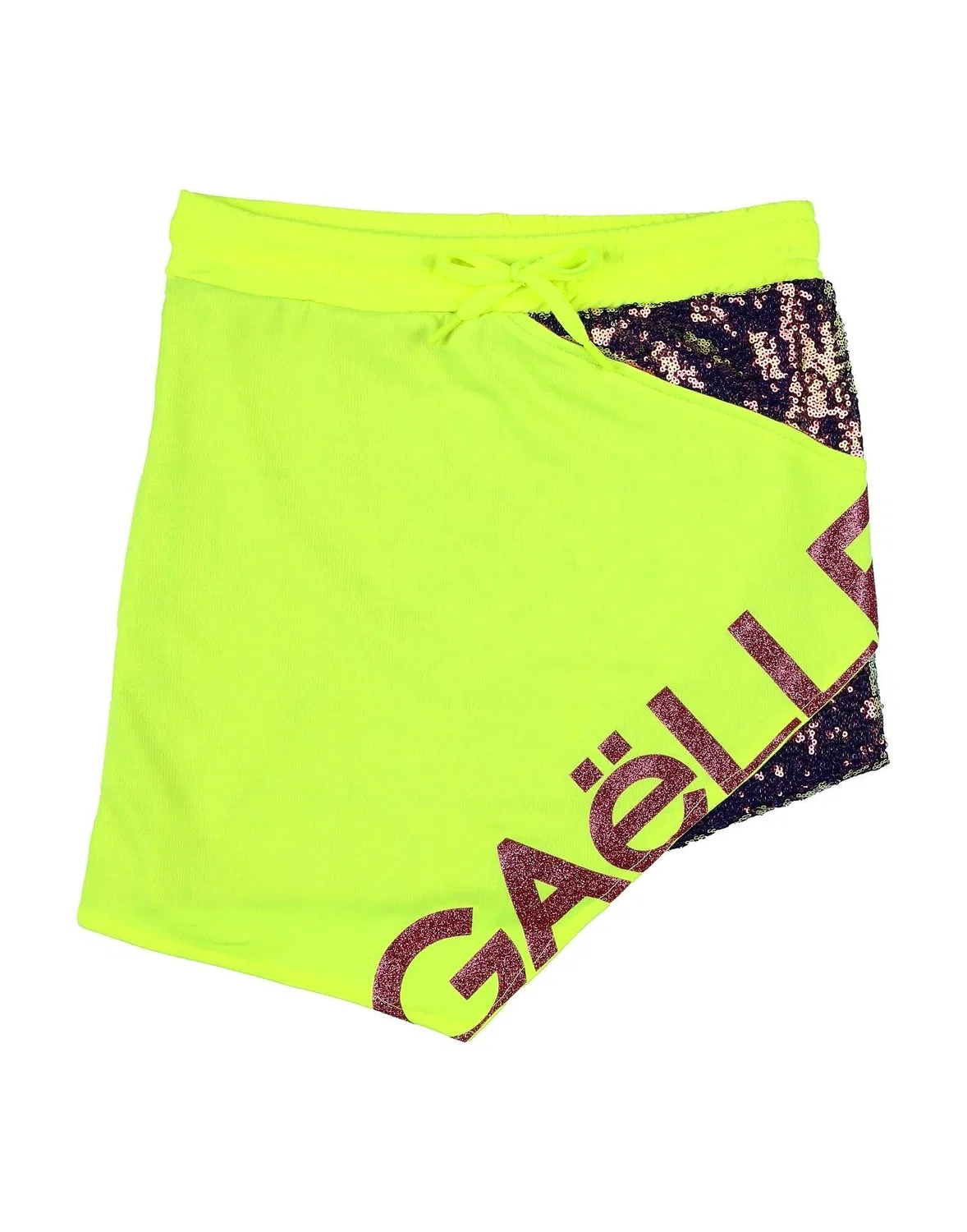 Детская юбка из джерси с блестками Gaëlle Paris, желтый