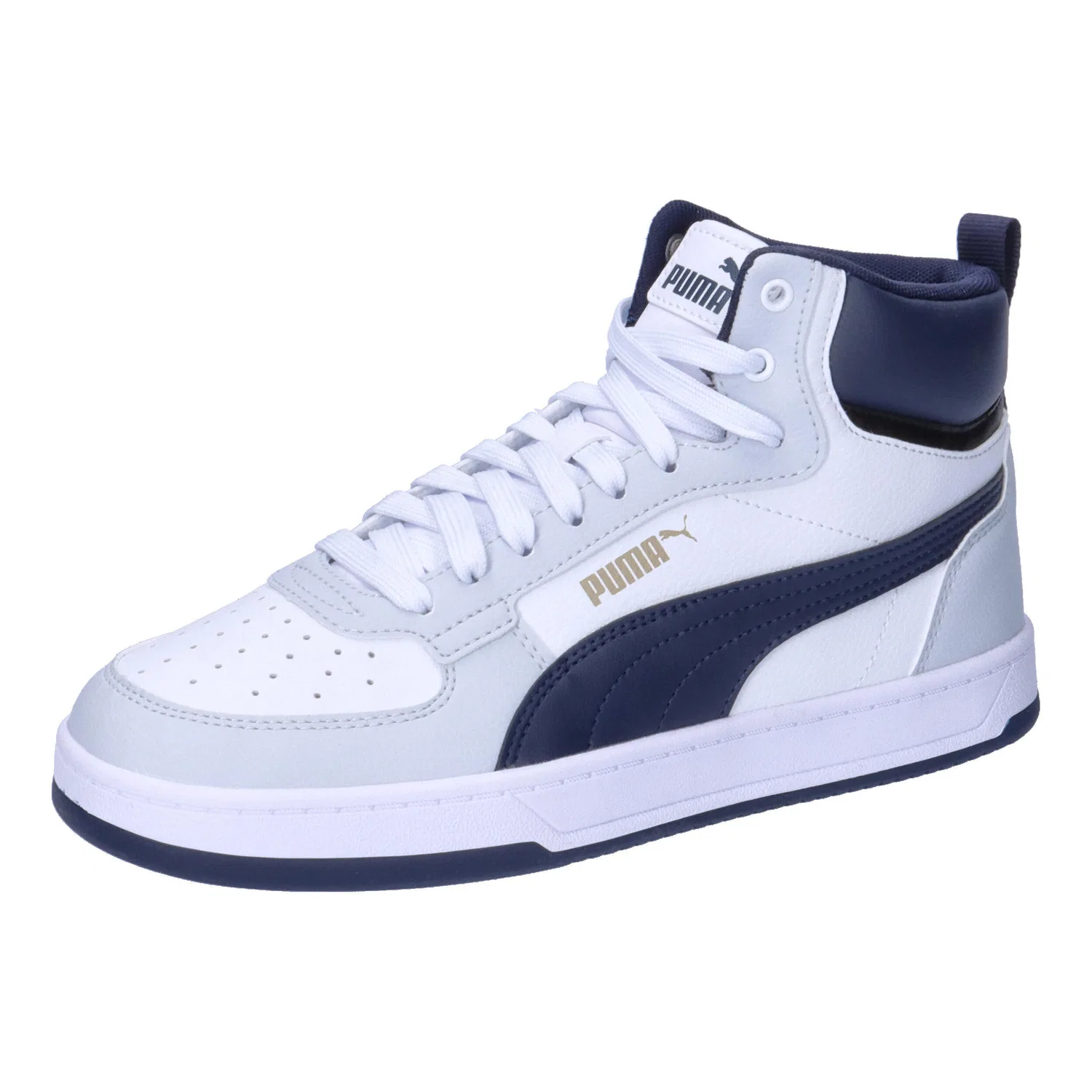 Детские кроссовки с высоким верхом Caven 2.0 Mid Jr Puma, Weiss Schwarz