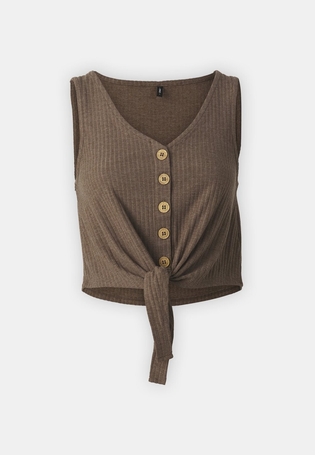 

Топ Onlnella Button Knot ONLY, коричневый