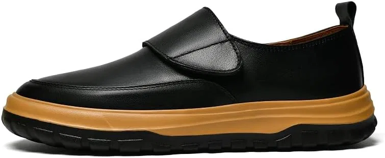 Мужские лоферы Premium Leather Casual Shoes, Black Chen Lin — фото 4