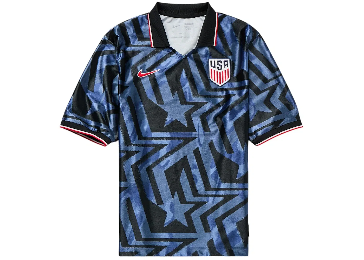 Мужская футболка с принтом Nike USA 2026 Dri-FIT Energy Top, Midnight Navy University Red