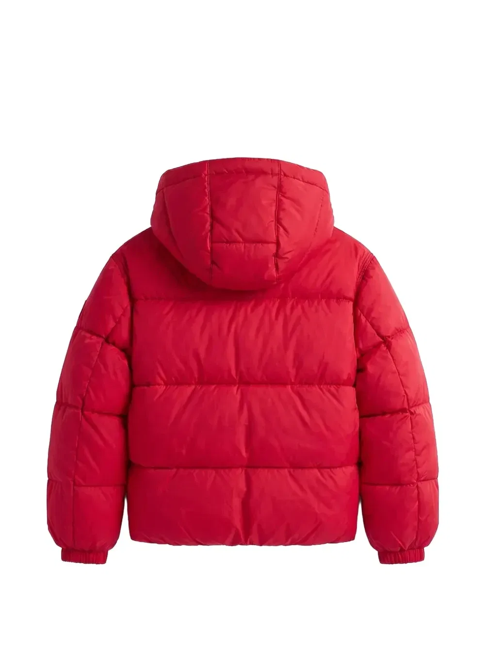 Стеганая куртка с капюшоном Tommy Hilfiger Junior, красный — фото 2