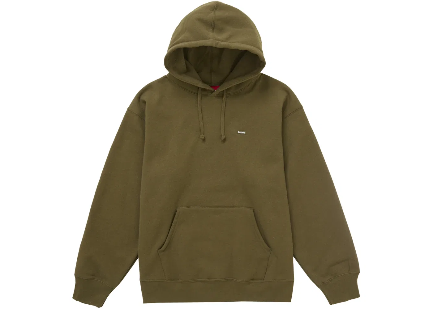 Мужская худи Supreme Small Box Hooded Sweatshirt (SS25), Dark Olive