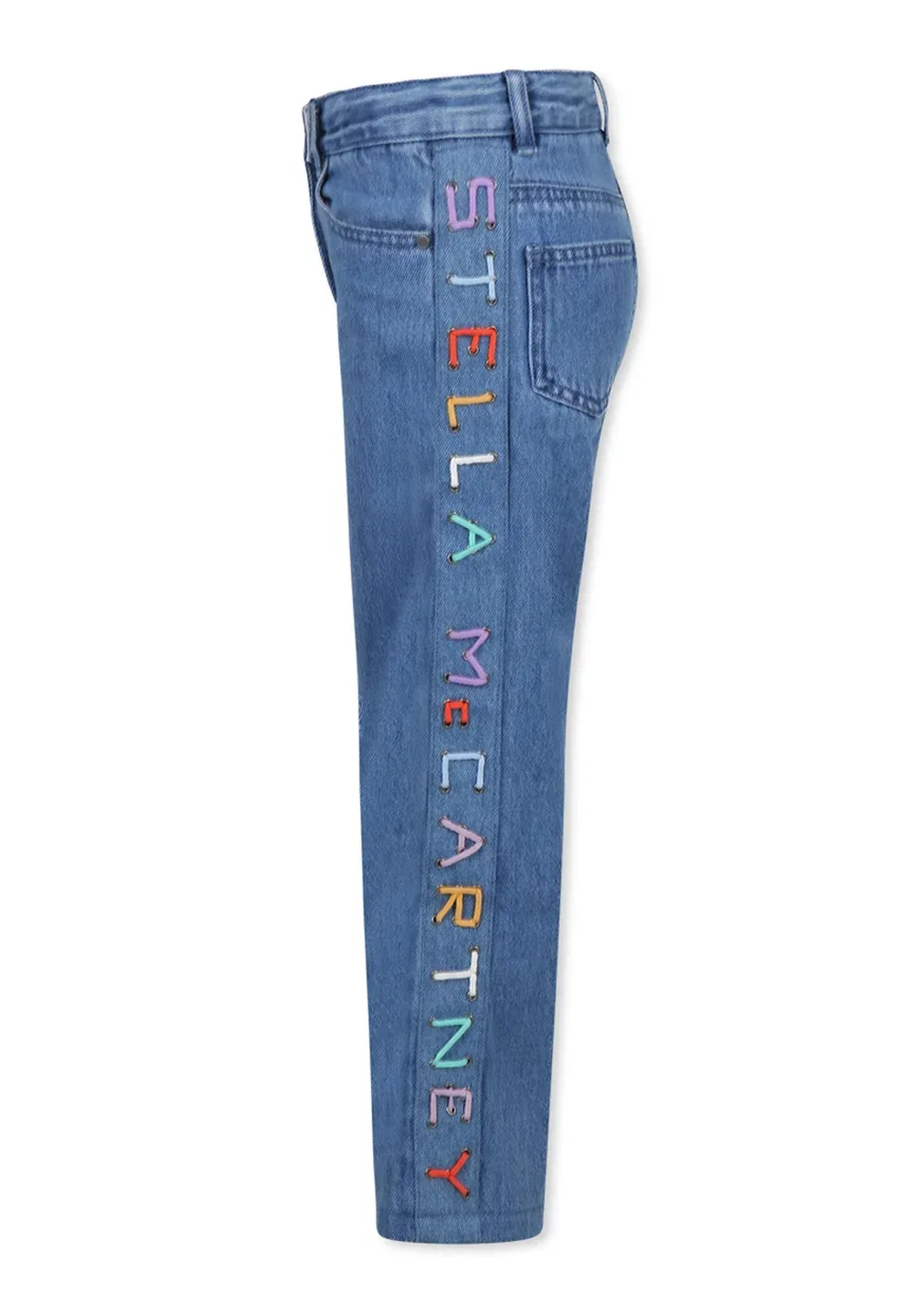 Джинсы прямого кроя Stella Mccartney Kids, Denim — фото 4