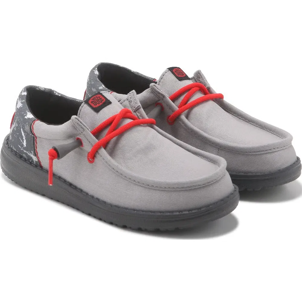 Детские слипоны Wally Heydude, Grey Camo/Multi