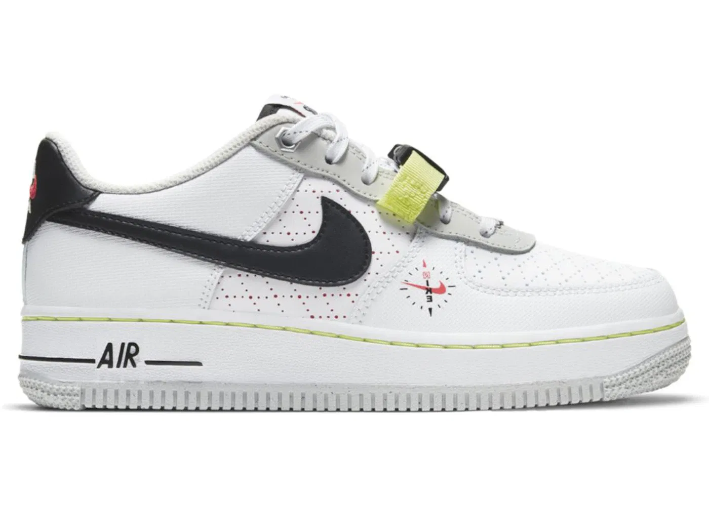 Детские кроссовки Lifestyle Nike Air Force 1 Low LV8, White/Photon Dust/Limelight/Black