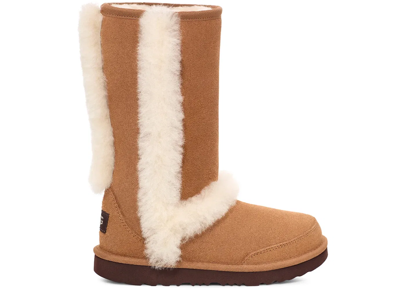 Детские сапоги высокие UGG Sunburst Tall Boot, Chestnut