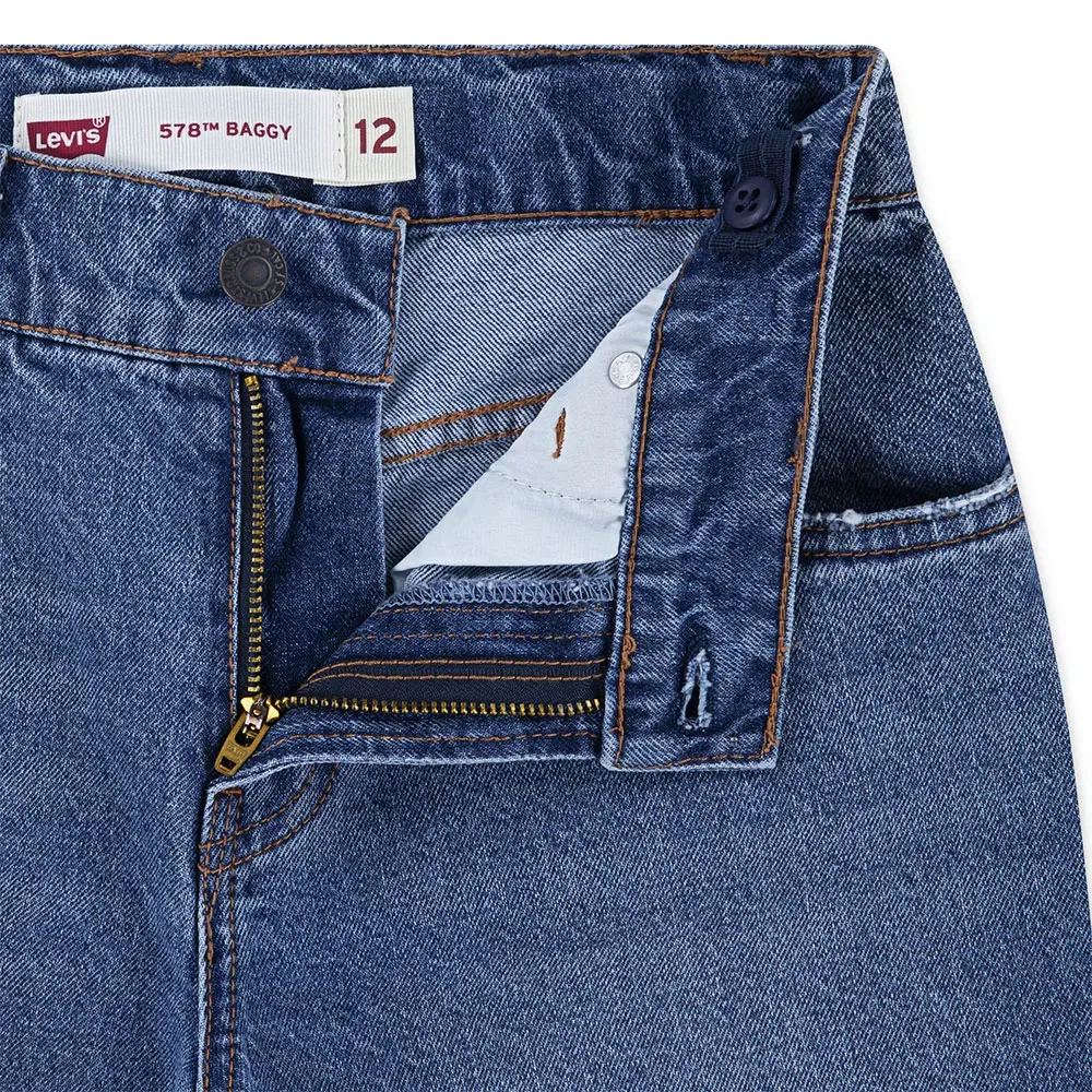 Джинсы Baggy 578 Levi's, синий — фото 4