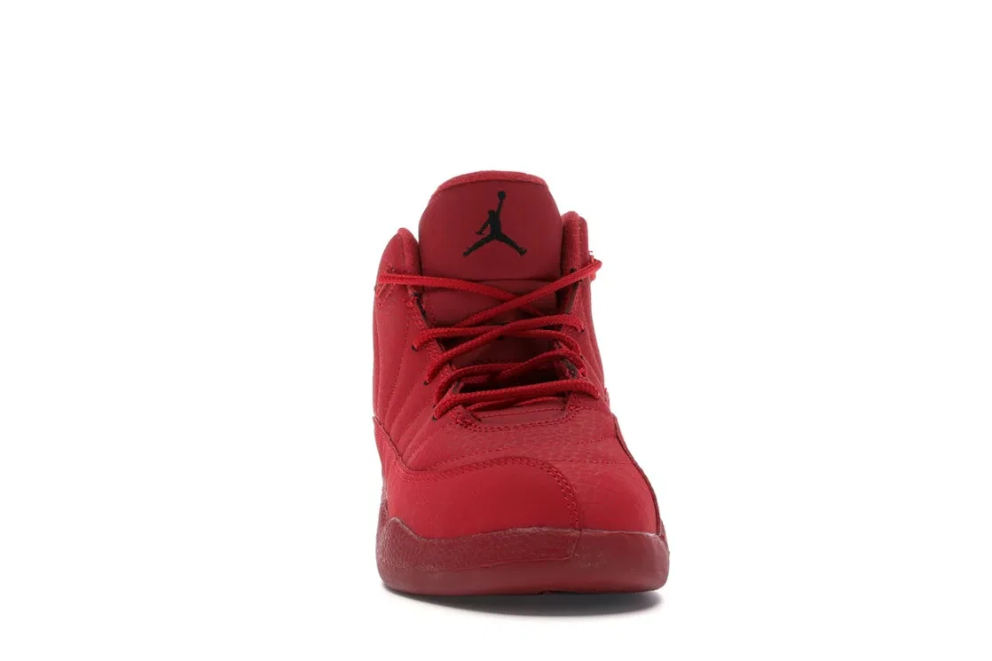 Детские кроссовки с высоким верхом Jordan 12 Retro Jordan, Gym Red/Black-Gym Red — фото 2