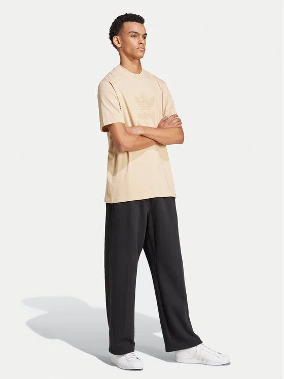 Футболка regular fit Mono Adidas, бежевый — фото 2