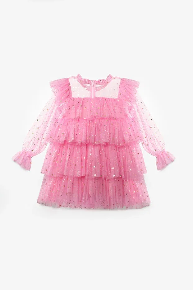 Детское платье для девочек с принтом Party Le Mabelle, Pink — фото 4