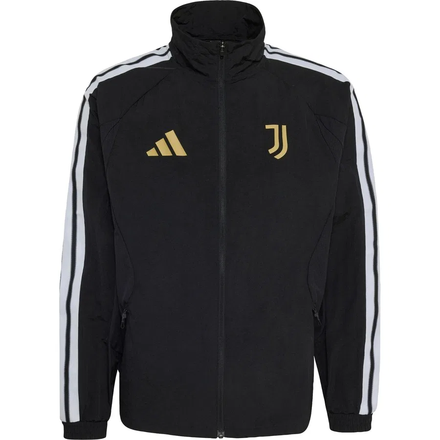 Куртка-антем с молнией adidas Performance Juventus Turin Home Anthem Jacket, Черный — фото 3