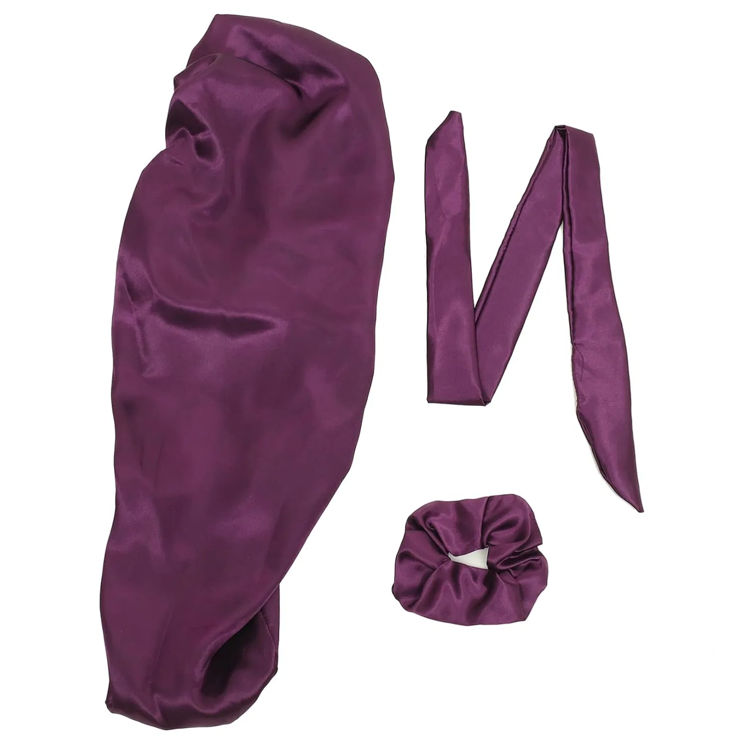 Шапочка для душа Satin, Anneome, набор 3 предмета, Фиолетовый